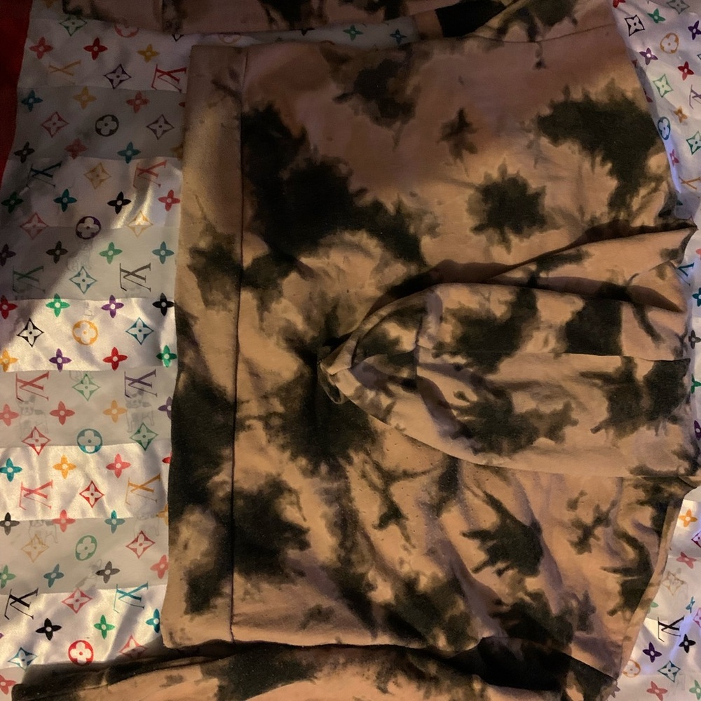 Tie dye crop top sweater